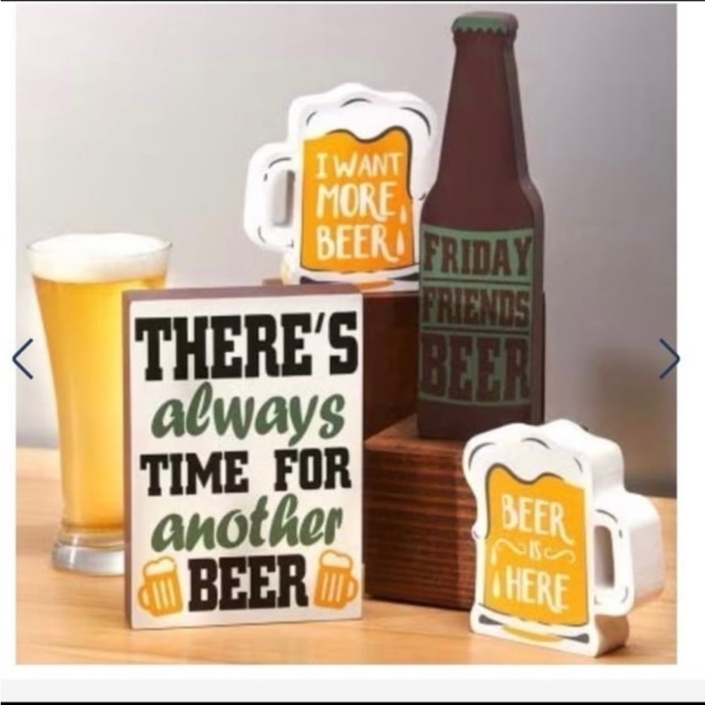 Beer Lovers Boxed Gift Set Decor Fathers Day - Picture 3 of 3